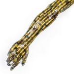 ALBEN, Christ Bullets, douilles, résine, 240 x 80 x 25 cm (dont piedestal 100 cm)