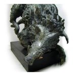 Thierry BENENATI, Ensanglier, Bronze, 54 x 55 x 26 cm