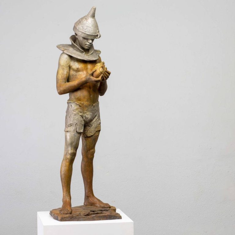 Coderch & Malavia, The Little Tin Man, Bronze, 85 x 27 x 23 cm, PATINE ROUILLE
