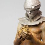 Coderch & Malavia, The Little Tin Man, Bronze, 85 x 27 x 23 cm, PATINE ROUILLE