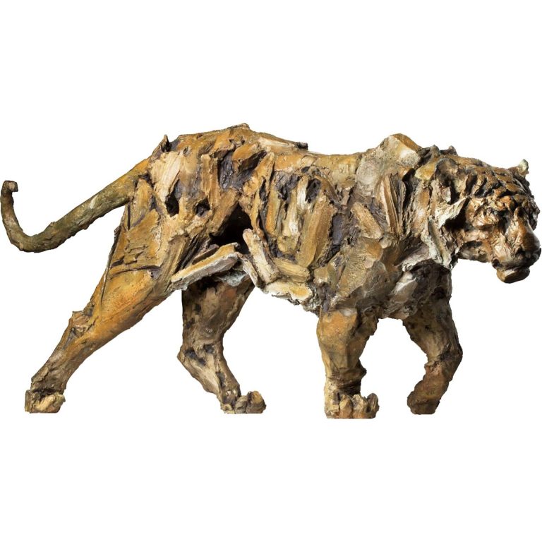 Jean-François Gambino, Tigre,  Bronze, 170 x 85 x 40 cm