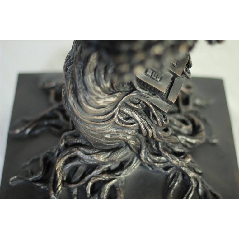 HERREL, Co-existence, bronze, 48 x 30 x 30 cm