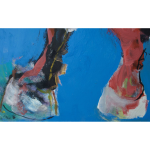 Francky CRIQUET, Au delà des mots,  Acrylique sur  toile, 172 X 122 cm