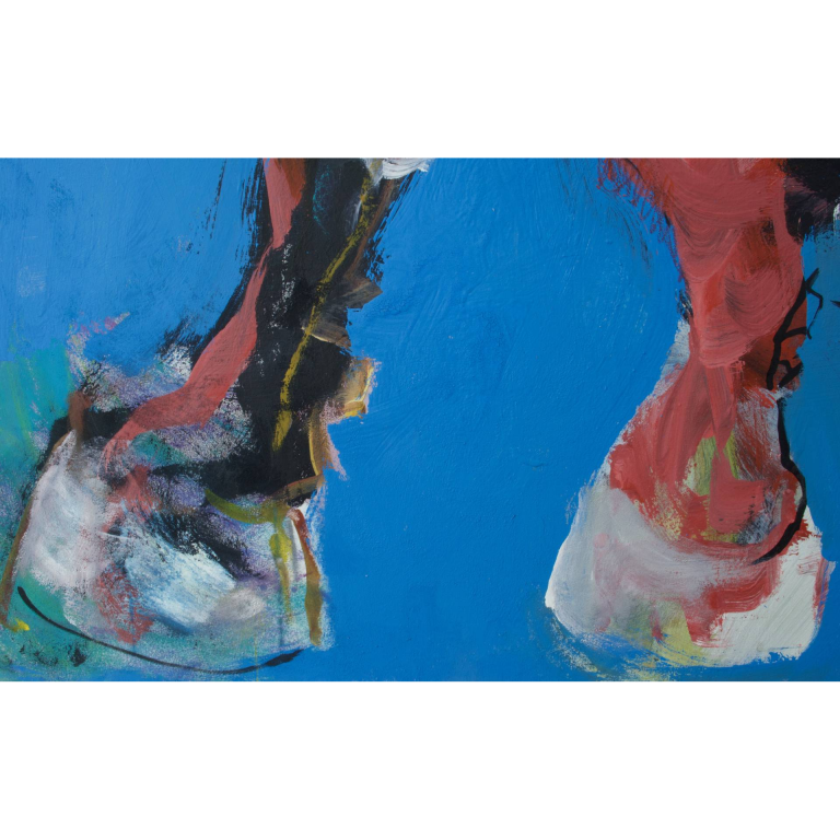 Francky CRIQUET, Au delà des mots,  Acrylique sur  toile, 172 X 122 cm