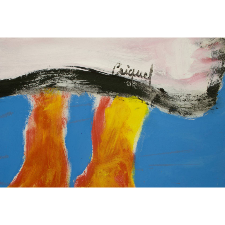 Francky CRIQUET, La deuxième note, Acrylique sur toile, 172 X 122 cm