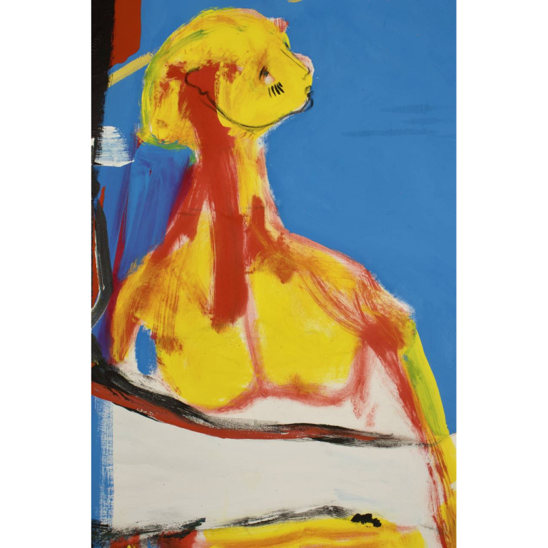 Francky CRIQUET, La deuxième note, Acrylique sur toile, 172 X 122 cm