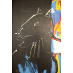 Francky CRIQUET, La deuxième note, Acrylique sur toile, 172 X 122 cm