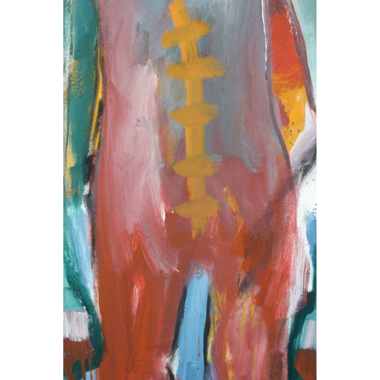 Francky CRIQUET, Mourir Et Peindre, Acrylique Sur Toile, 172 X 122 Cm