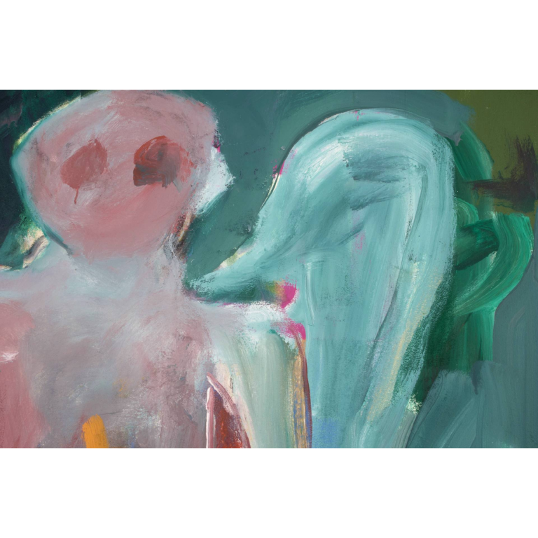 Francky CRIQUET, Mourir Et Peindre, Acrylique Sur Toile, 172 X 122 Cm