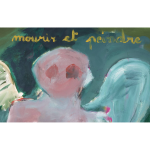 Francky CRIQUET, Mourir Et Peindre, Acrylique Sur Toile, 172 X 122 Cm