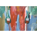 Francky CRIQUET, Mourir Et Peindre, Acrylique Sur Toile, 172 X 122 Cm