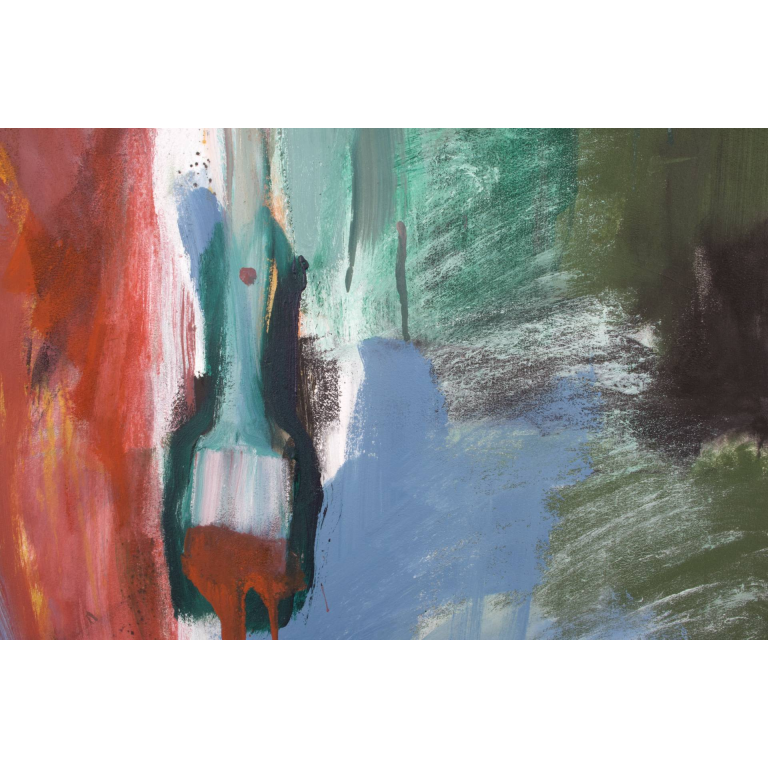 Francky CRIQUET, Mourir Et Peindre, Acrylique Sur Toile, 172 X 122 Cm