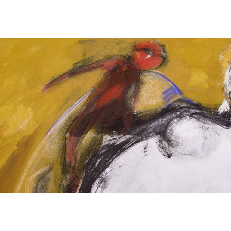 Francky CRIQUET, Au fond du coeur, Acrylique sur toile, 172 X 122 cm