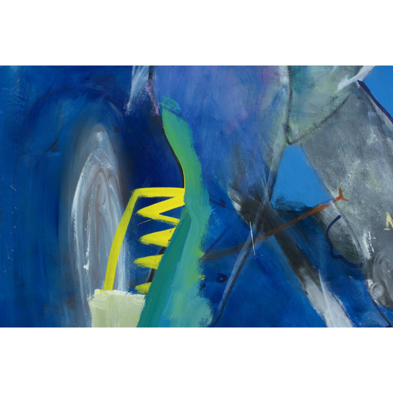 Francky CRIQUET, La Joconde marche enfin, Acrylique Sur Toile, 172 X 122 cm