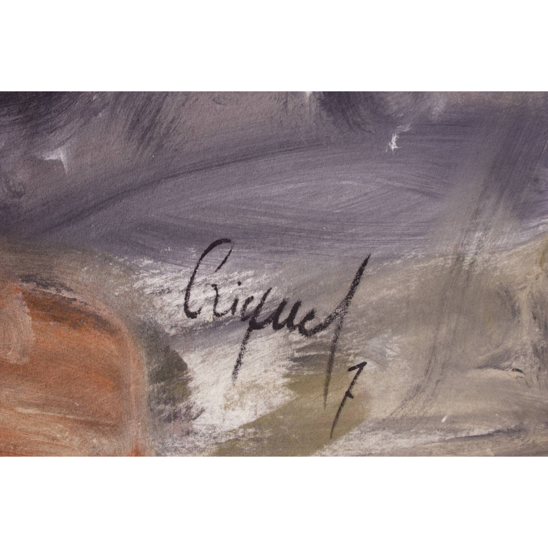 Francky CRIQUET, Plus de peinture que de souvenirs, acrylique sur toile, 156 X 212 cm