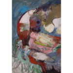 Francky CRIQUET, Plus de peinture que de souvenirs, acrylique sur toile, 156 X 212 cm