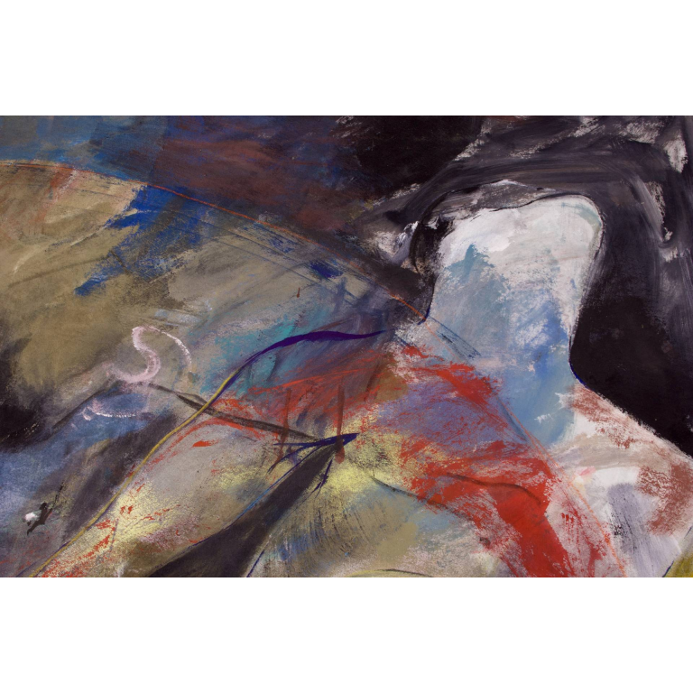 Francky CRIQUET, Plus de peinture que de souvenirs, acrylique sur toile, 156 X 212 cm