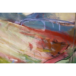 Francky CRIQUET, Plus de peinture que de souvenirs, acrylique sur toile, 156 X 212 cm