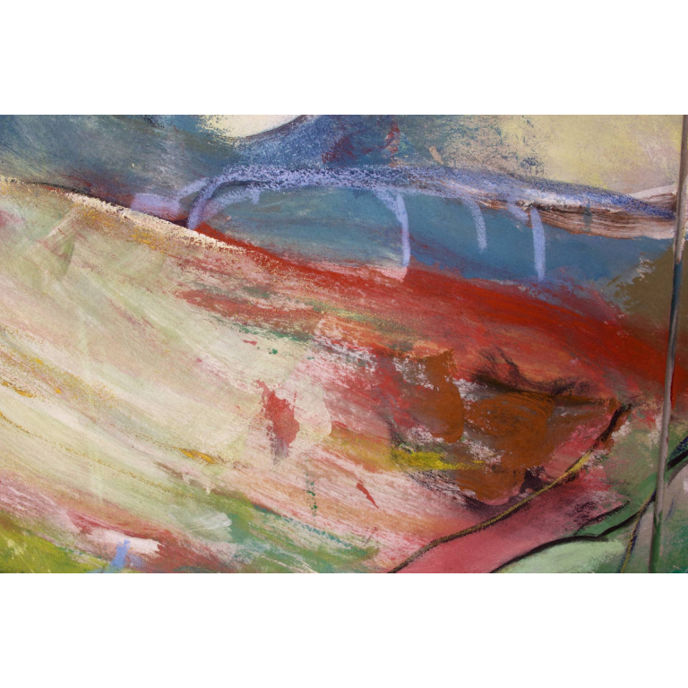 Francky CRIQUET, Plus de peinture que de souvenirs, acrylique sur toile, 156 X 212 cm