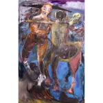 Francky CRIQUET, Qui ne ressemble à rien, acrylique sur toile, 205 x 138 cm