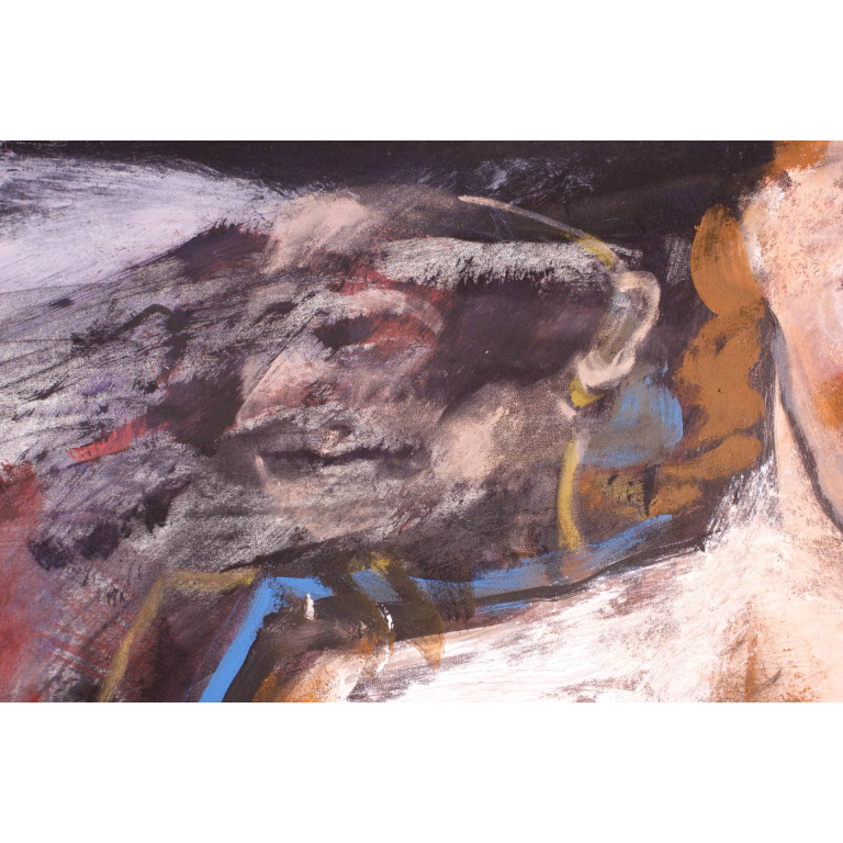 Francky CRIQUET, Qui ne ressemble à rien, acrylique sur toile, 205 x 138 cm