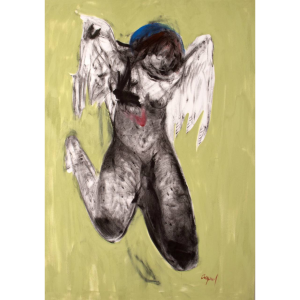 Francky CRIQUET, Semper vivat, acrylique sur toile, 172 X 122 cm