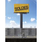 Nicolas BOUTRUCHE, La Rue Lanmorin de la série Voyeurisme au 1/10e, Photographie Sur Dibond 4 40 X 30 Cm Et 80 X 60 Cm