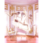 Nicolas BOUTRUCHE, Marie Antoinette de la série Apesanteur,  Photographie Tirage Dibond Ou Plexiglass Et Caisson Lumineux, 140 X 110 Cm