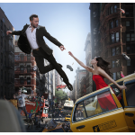 Nicolas BOUTRUCHE, Sixtine Avenue de la série Apesanteur, Photographie Tirage Dibond Ou Plexiglass Et Caisson Lumineux, 110 X 100 Cm