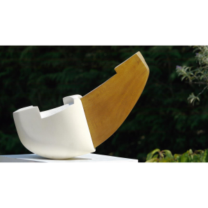 Des Terres Russes À L'Atlantique, CIRINO Equilibre IV Pierre Calcaire, Platane 48 X 60 X 20 Cm