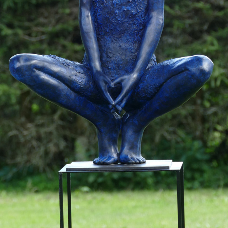 Claude JUSTAMON, Je suis parce que nous sommes, Bronze patiné (8+4 E.A.), 80 X 57 X 34 cm