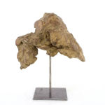 Jean-François GAMBINO – Tête de jeune orang outan – Bronze, 21 X 14 X 15 cm ( dont 9,5 cm de hauteur socle supplémentaire)