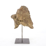 Jean-François GAMBINO – Tête de jeune orang outan – Bronze, 21 X 14 X 15 cm ( dont 9,5 cm de hauteur socle supplémentaire)