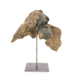 Jean-François GAMBINO – Tête de jeune orang outan – Bronze, 21 X 14 X 15 cm ( dont 9,5 cm de hauteur socle supplémentaire)