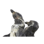 Jean-François Gambino – Manchots – Bronze – 34 X 36 X 30 Cm