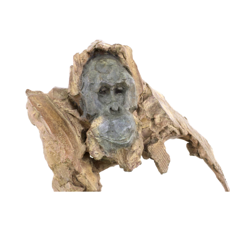 Jean-François Gambino – Orang Outan – Bronze – 42 X 35 X 29 Cm