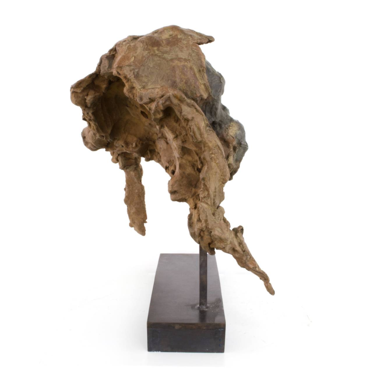 Jean-François Gambino – Orang Outan – Bronze – 42 X 35 X 29 Cm