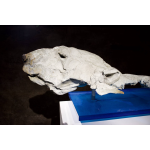 Jean-François Gambino – Paradis perdu – Bronze et verre teinté – 45 x 35 x 135 cm