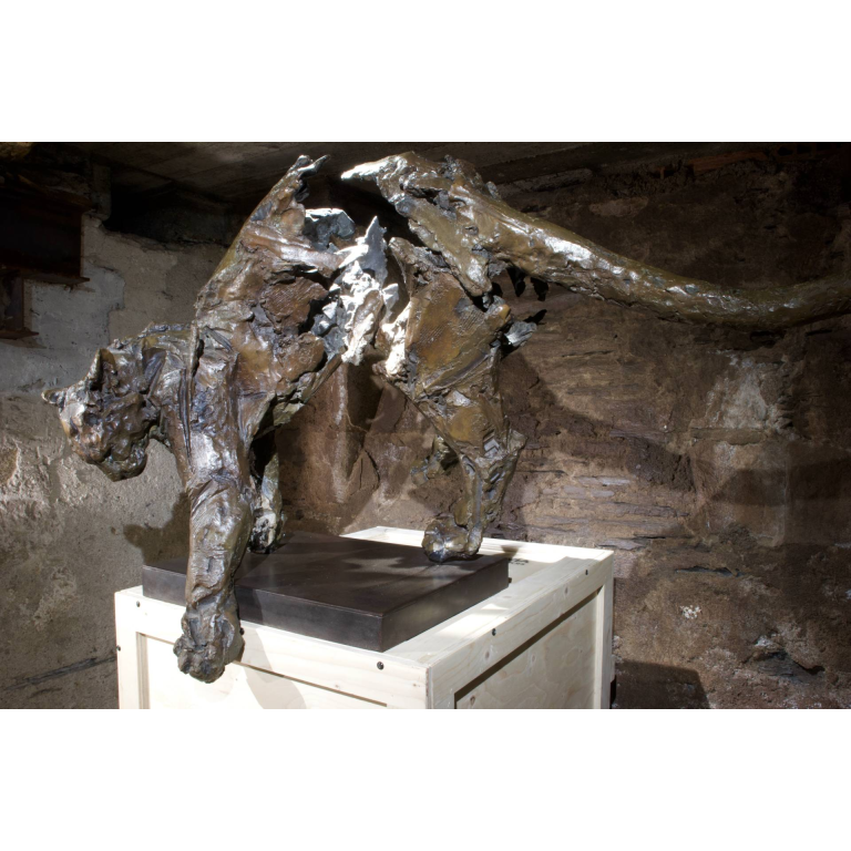 Jean-François Gambino, Puma, Bronze (8 Ex. + 4 EA), 85 X 67 X 127 Cm, Dernier Exemplaire