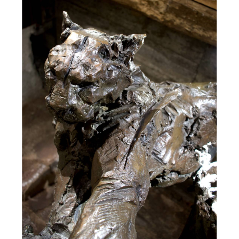 Jean-François Gambino, Puma, Bronze (8 Ex. + 4 EA), 85 X 67 X 127 Cm, Dernier Exemplaire