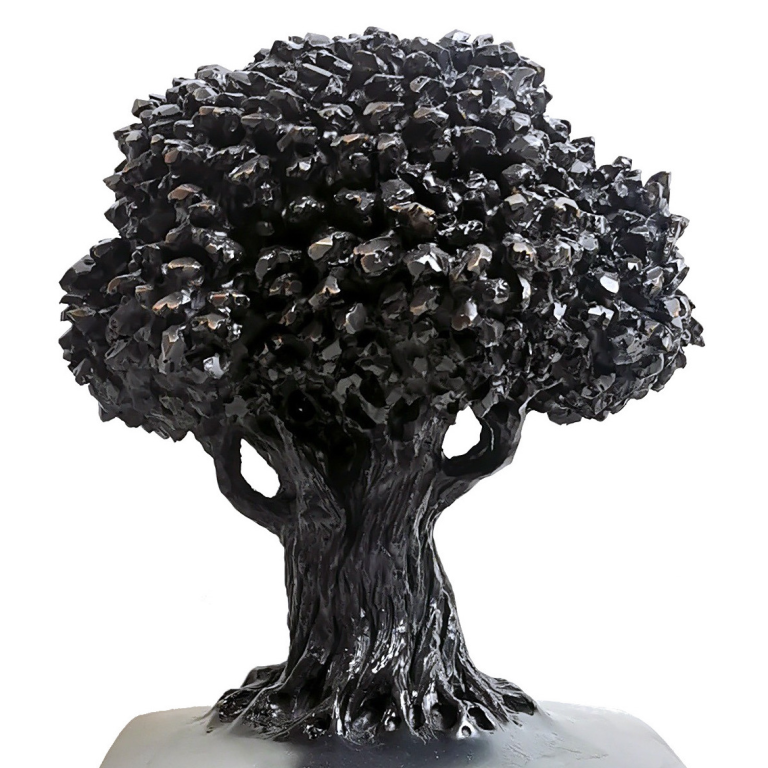 HERREL, La douzième graine, Bronze, Patine noire, 27 X 16 X 15 cm