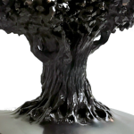 HERREL, La douzième graine, Bronze, Patine noire, 27 X 16 X 15 cm