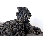 Herrel – Co Existence II – Marbre Noir De Golzinne (Belgique) – 46 X 44 X 32 Cm  – Pièce Unique