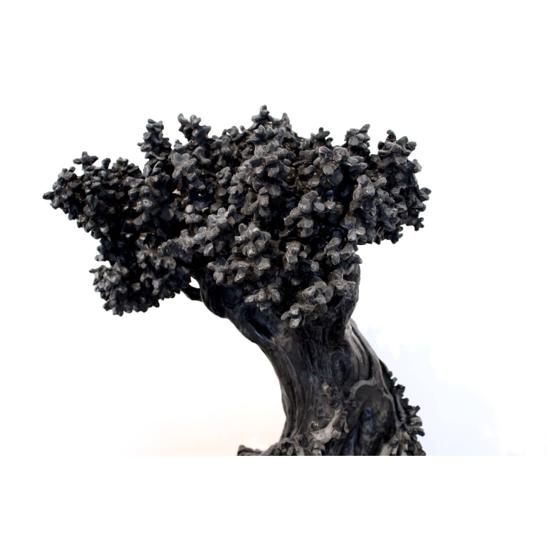 Herrel – Co Existence II – Marbre Noir De Golzinne (Belgique) – 46 X 44 X 32 Cm  – Pièce Unique