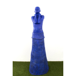 Claude JUSTAMON, Le passager, Bronze patiné, 140 X 50 X 50 cm