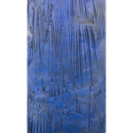 Claude JUSTAMON, Le passager, Bronze patiné, 140 X 50 X 50 cm