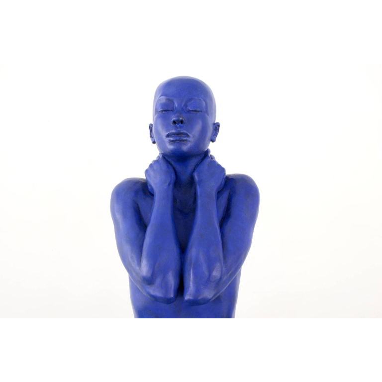 Claude JUSTAMON, Le passager, Bronze patiné, 140 X 50 X 50 cm