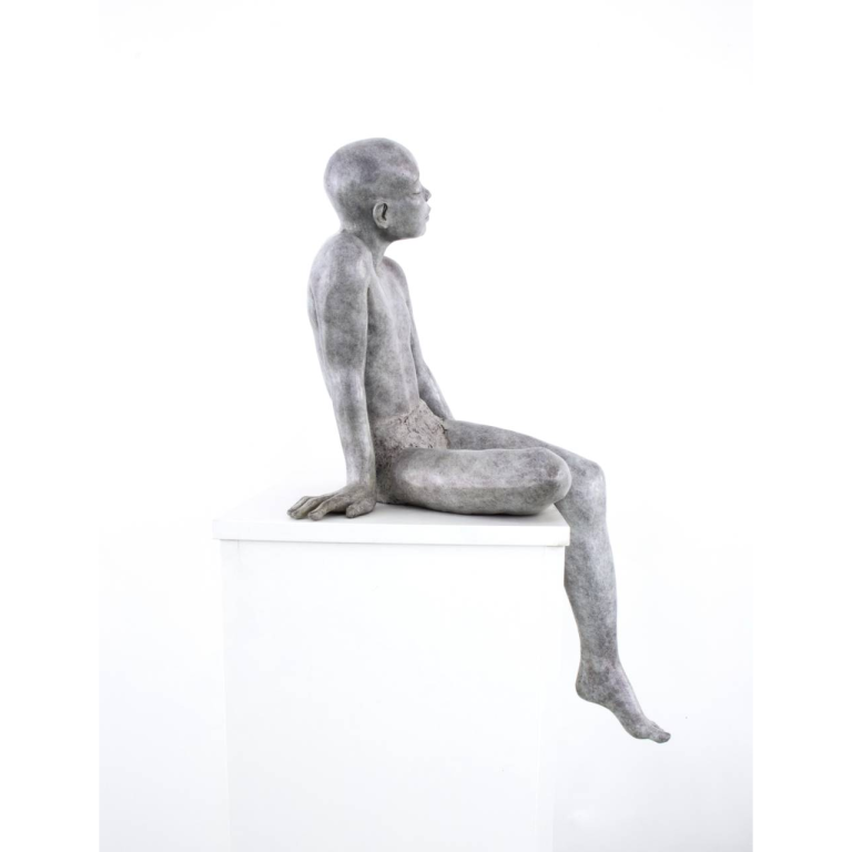 Claude JUSTAMON, Murmure, Bronze, 74 X 39 X 35 cm