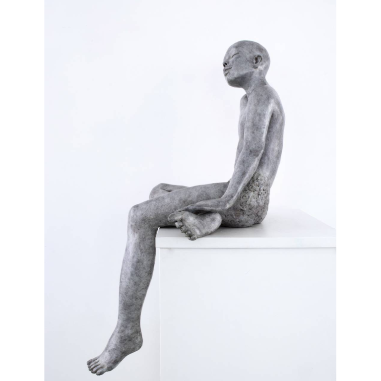 Claude JUSTAMON, Murmure, Bronze, 74 X 39 X 35 cm