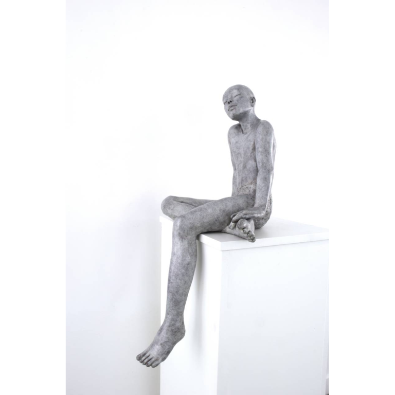 Claude JUSTAMON, Murmure, Bronze, 74 X 39 X 35 cm